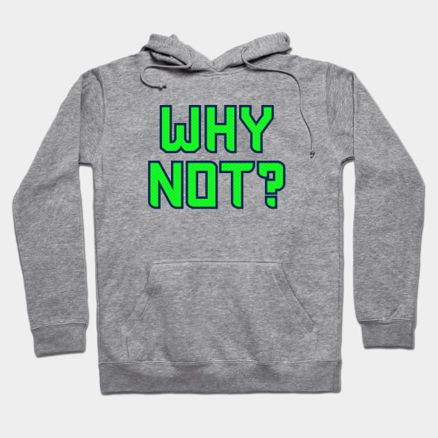 Why Not Seattle - White 1 Hoodie by KFig21